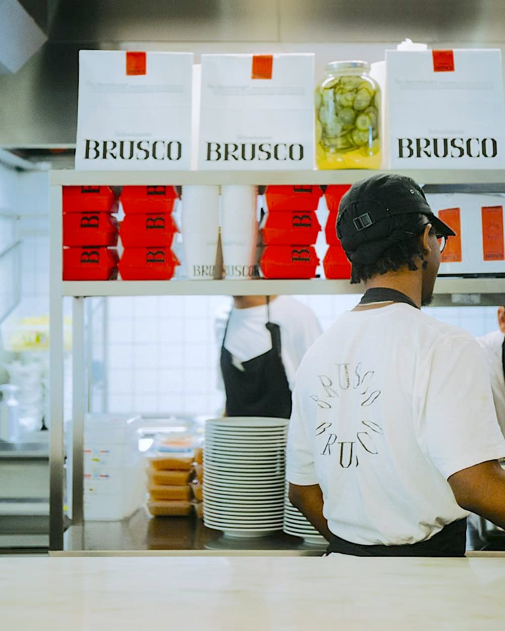 Hospitality team at work